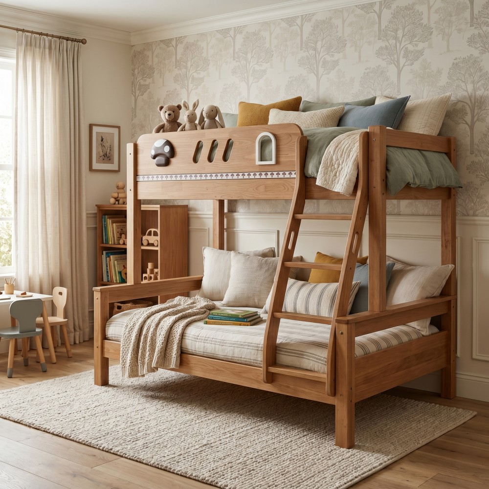 Small apartment home double bunk bed - Bunk bed - habitafb.com
