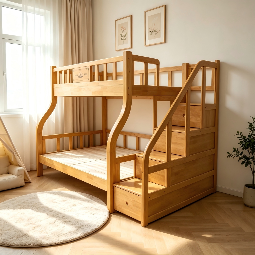 Bunk bed for boys and girls (twin-size/parent-child style)</trp-post-container...