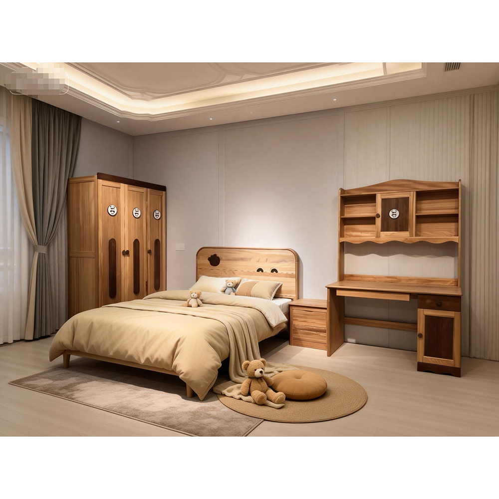 Solid Wood Children’s Bed for Boys (All-Solid Wood) - Children beds - Kids Furniture Wholesale Supplier | OEM/ODM Ch...