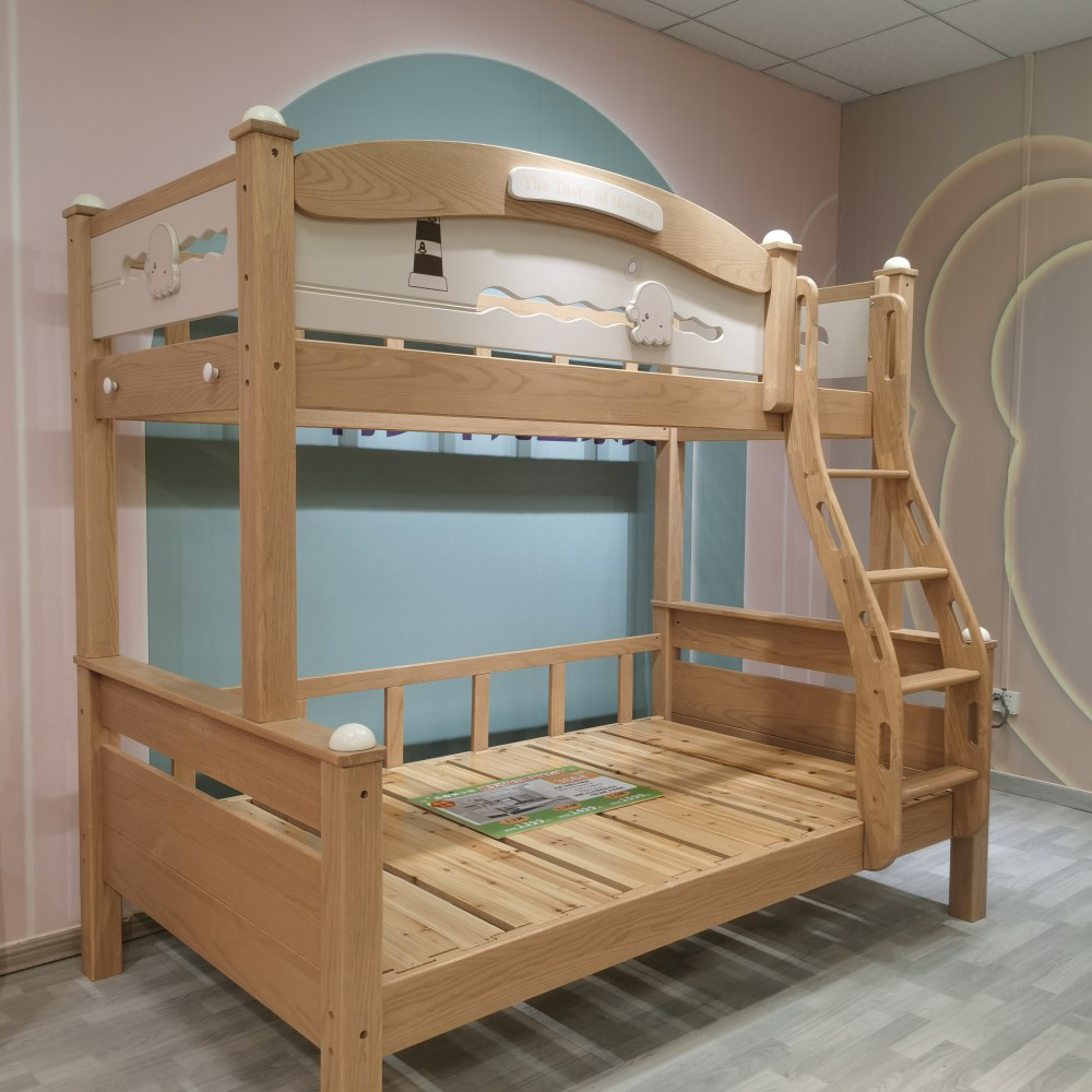 litera de madera maciza, ideal para pisos pequeños - Litera...