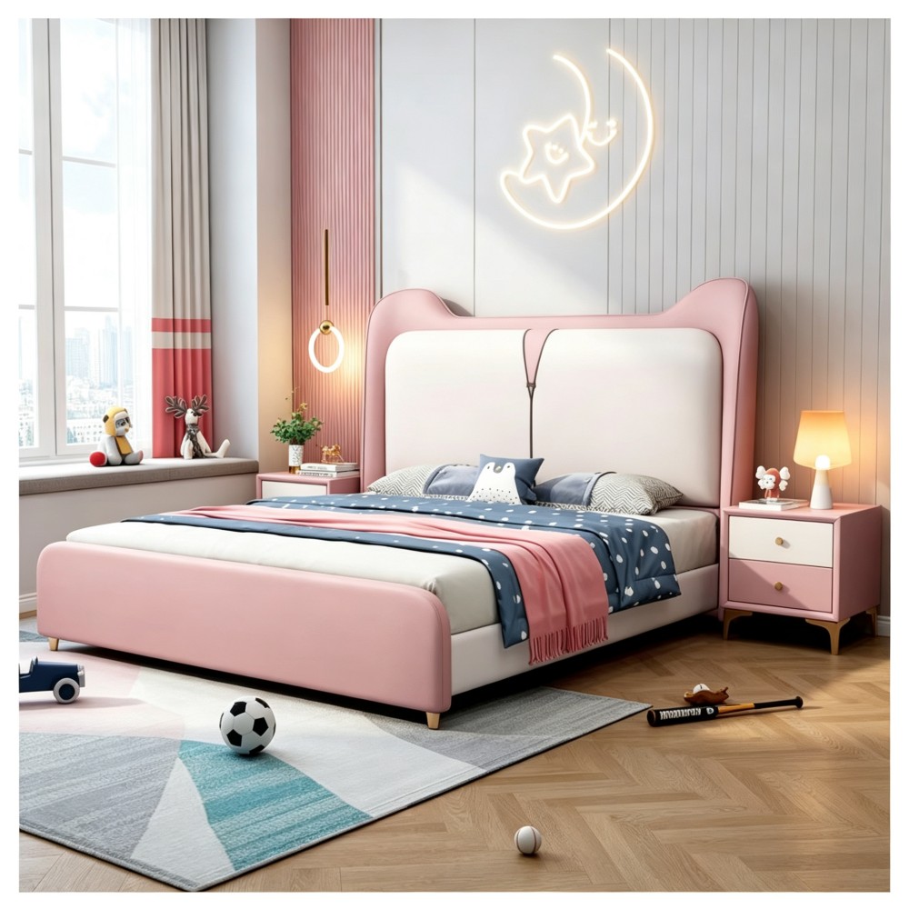 Cama tapizada