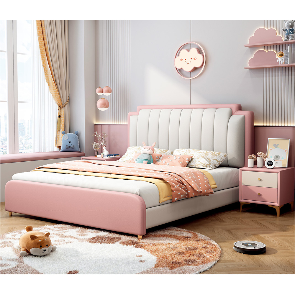 Modern Minimalist Single Bed for Children and Teens (Boys & Girls) – Sui...