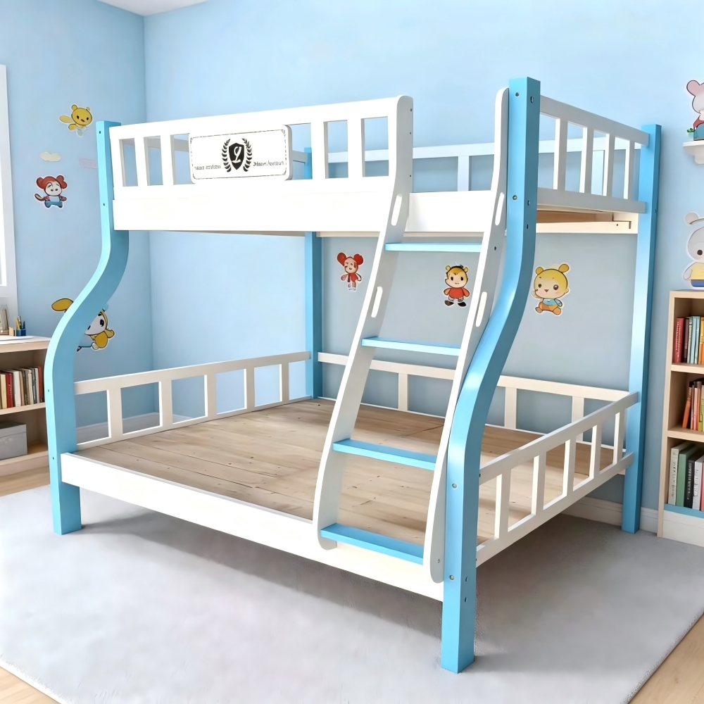 Residential wooden bunk bed / parent-child bed / children’s double-decke...