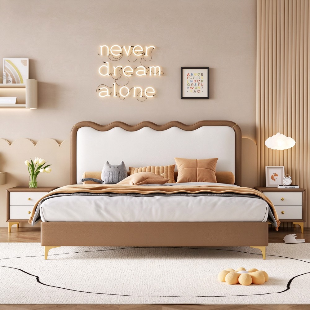 Upholstered bed