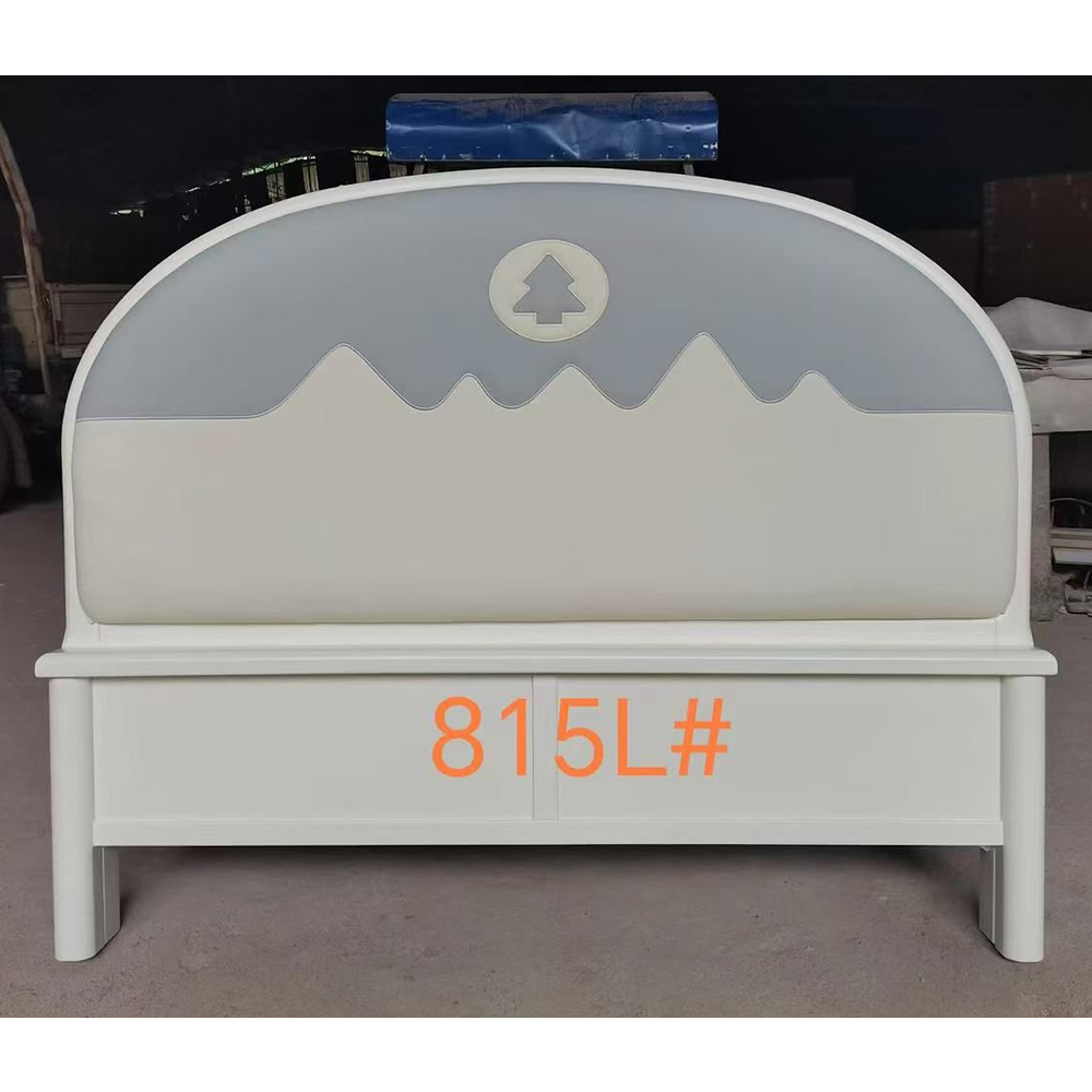 Cream-Style Bed for Small Spaces – Modern Minimalist 1.2m Single/Double Bed,...