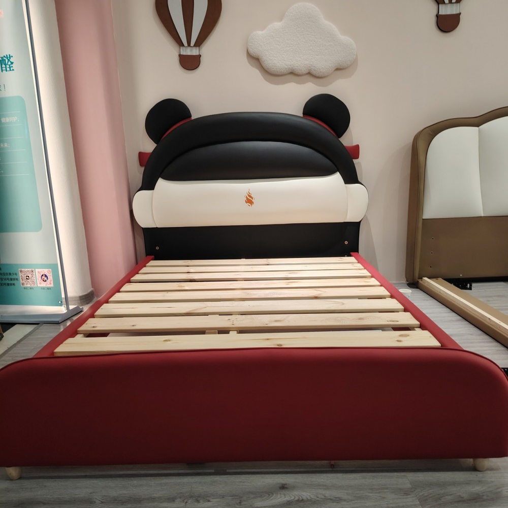 Playful-style children’s bed for boys and girls, featuring a creative Nezha ...