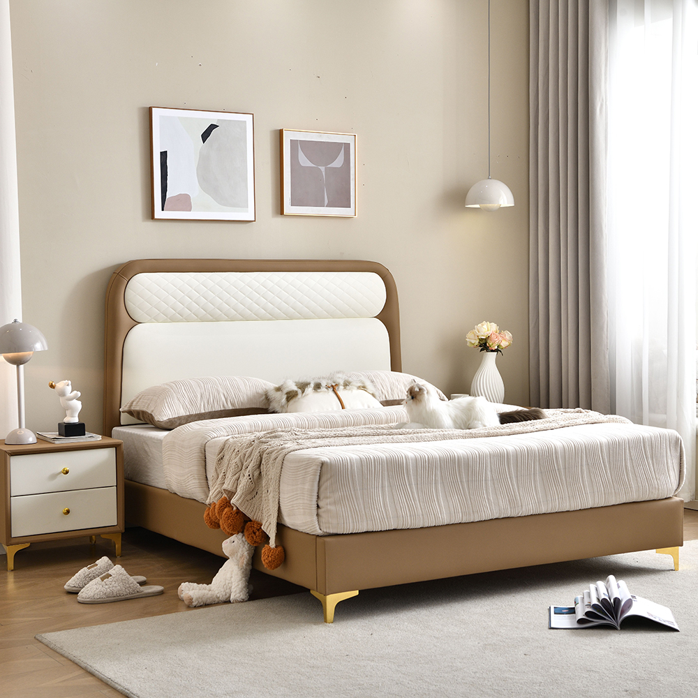 Cream-Style Children’s Bed: Modern Minimalist Solid Wood Bed for Boys and Girls – Perfect for Small Spaces - Children ...