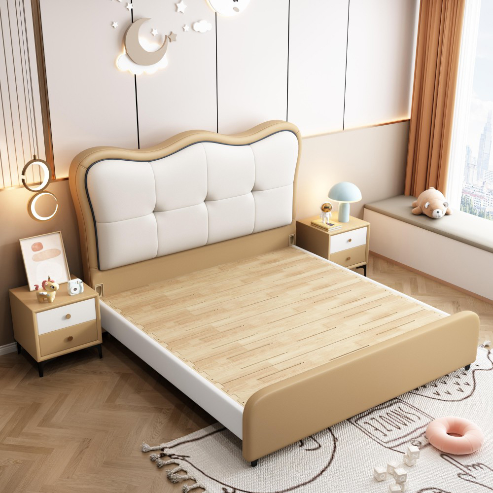 Modern, playful bed for children and teens—new furniture style suitable for ...