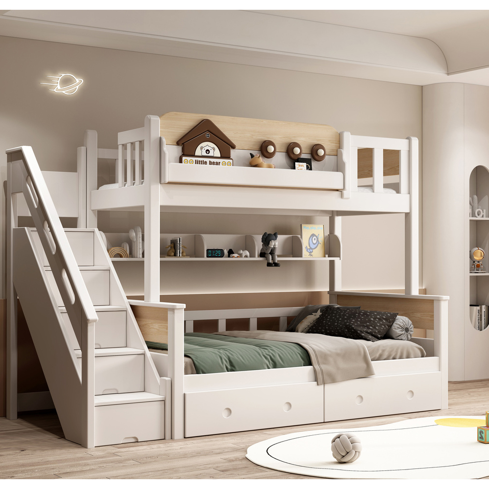 Bunk beds for boys and girls, including twin-over-twin, twin-over-full, and ladder-style models - Bunk bed - Kids Furnitur...