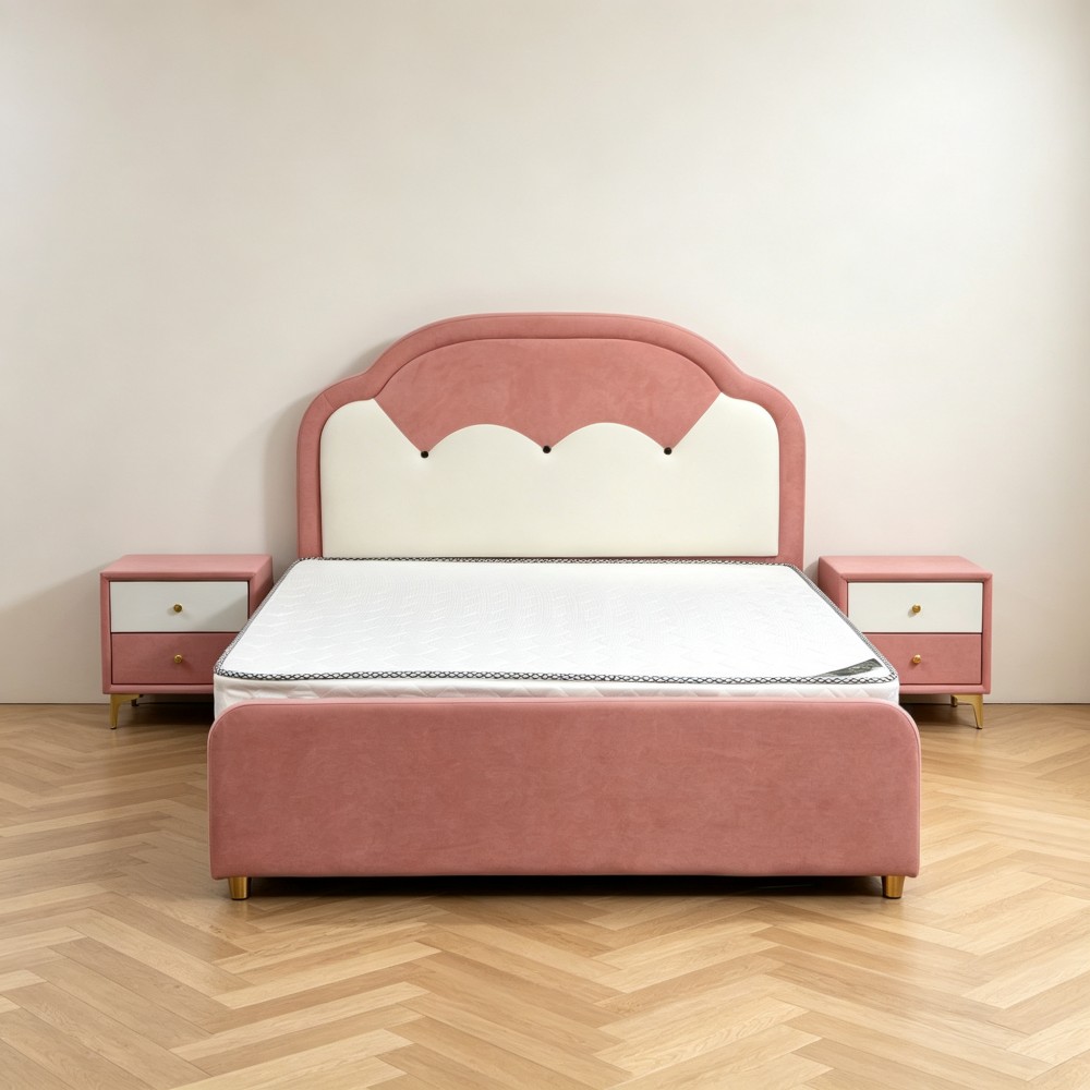 Upholstered children’s bed for boys and girls (1.2m / 1.35m single bed)<...