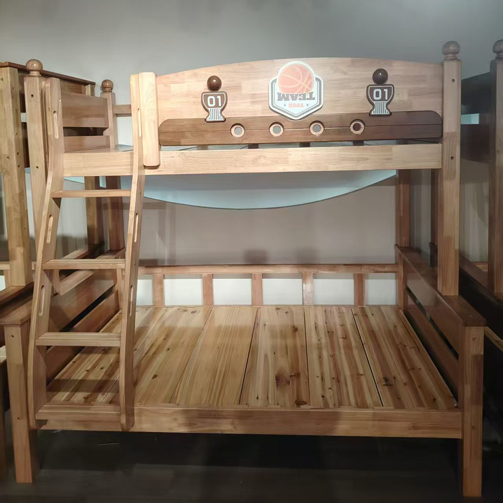 Solid Wood Bunk Beds for Children – High-Low/Tiered Beds for Boys and Girls<...