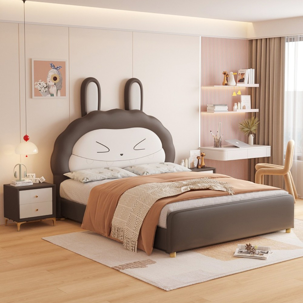 Girls’ Princess-Style Single Bed for Kids – Minimalist Bedroom Design ...