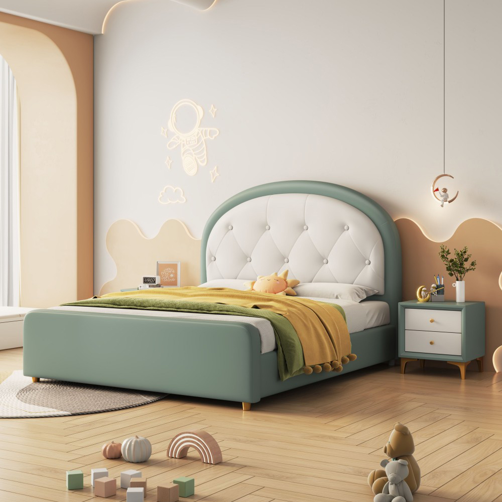 Modern Minimalist Bedroom Furniture: Luxurious, Princess-Style Bed for Girls, ...