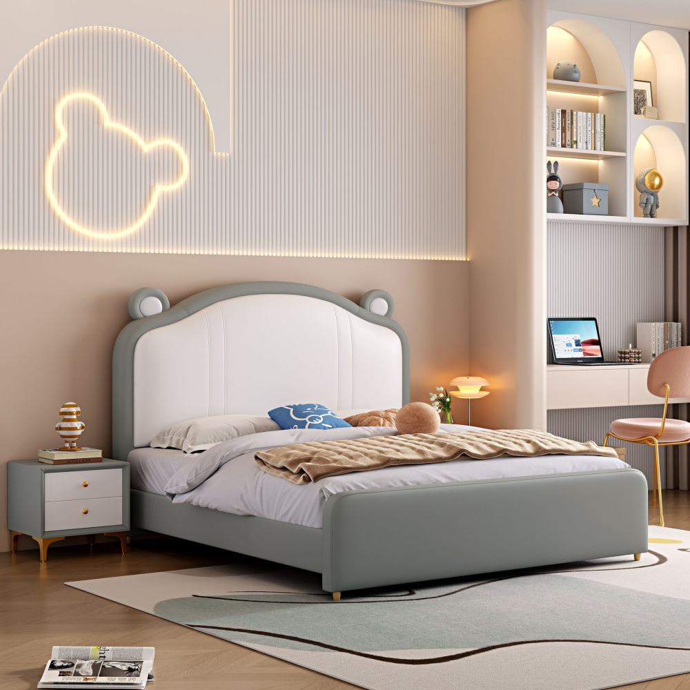 Modern Minimalist Solid Wood Single Bed for Kids and Teens – Available in 1....