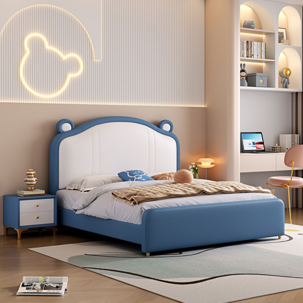 Modern Minimalist Solid Wood Single Bed for Kids and Teens – Available in 1....